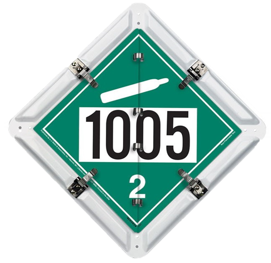 METAL FLIP PLACARDS 1075 & 1005
