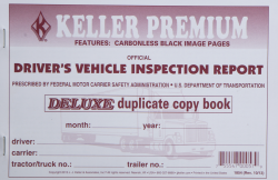 DRIVER'S VEHICLE INSPECTION REPORT  BOOK (SIMPLIFIED)