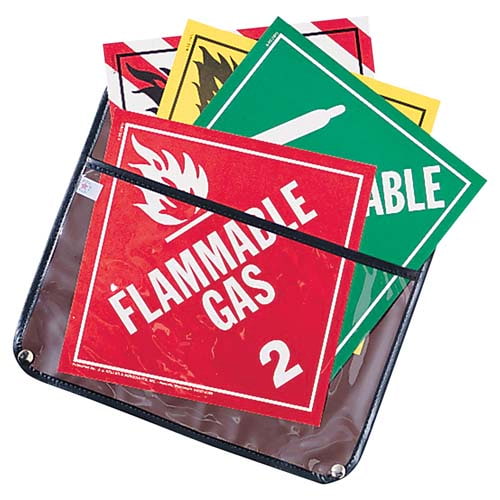 HAZARDOUS MATERIALS DOOR POUCH