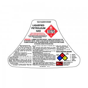 3-IN-1 DECAL FOR FORKLIFT TRUCK CYLINDERS (SOLD INDIVIDUALLY)