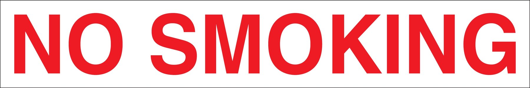 NO SMOKING DECAL
