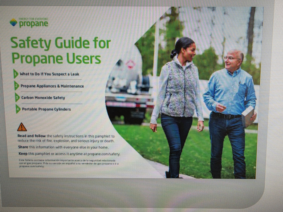 COMPREHENSIVE BOOKLET ON RESIDENTIAL PROPANE SAFETY (25 PK)