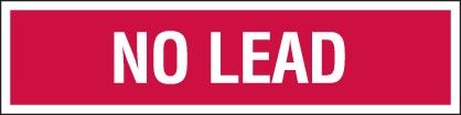 NO LEAD DECAL