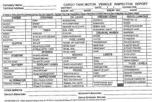 CARGO TANK MOTOR VEHICLE INSPECTION BOOKLET WAS $7.91 NOW $4.50 - CLEA ...