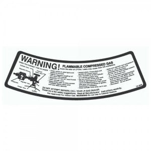 Propane Decals Propane Tank Decals and LP Gas Compliance Stickers — PSC