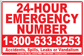 24-HOUR EMERGENCY VEHICLE DECAL