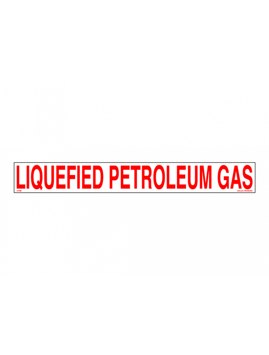 LIQUEFIED PETROLEUM GAS DECAL